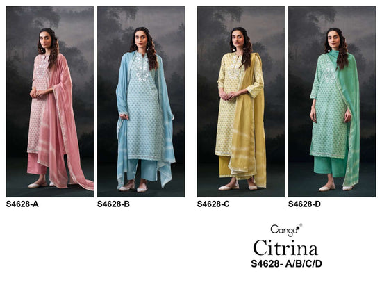 Ganga Fashion Citrina 4628 - Amrah Wholesale