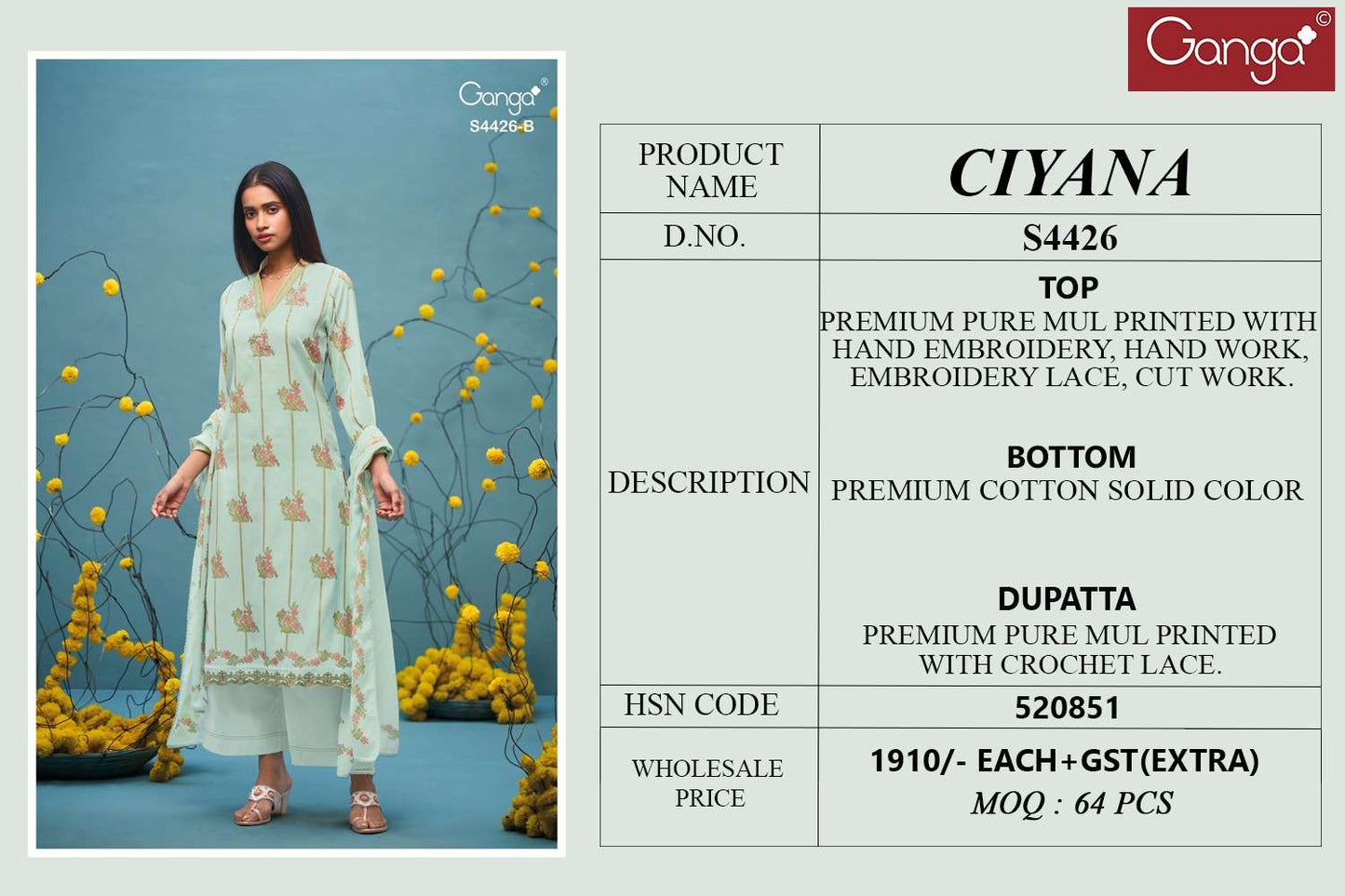 Ganga Fashion Ciyana 4426