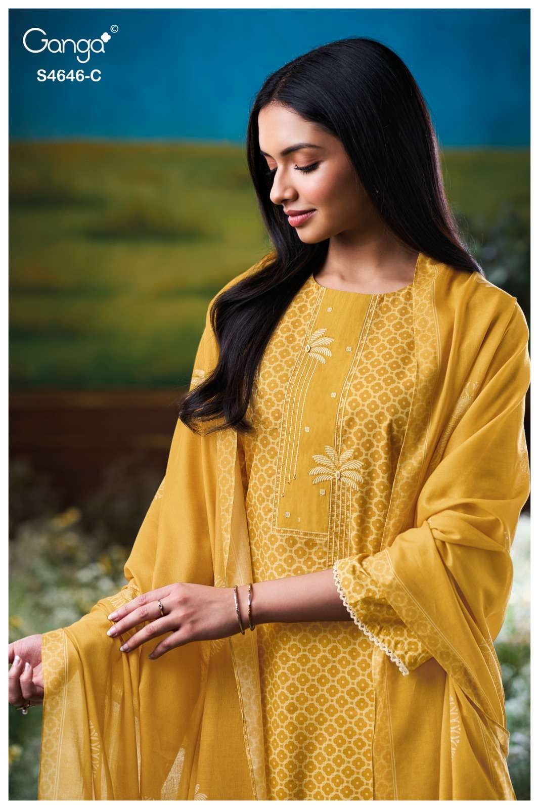 Ganga Fashion Claria 464 Salwar Suit Set Wholesale Catalogue - Amrah Wholesale