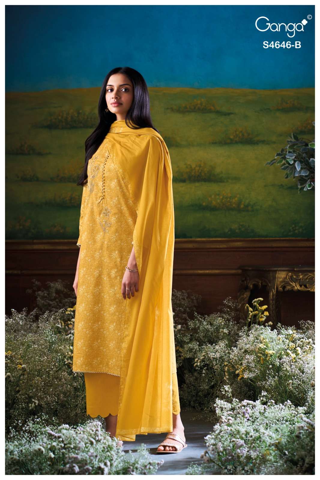 Ganga Fashion Claria 464 Salwar Suit Set Wholesale Catalogue - Amrah Wholesale