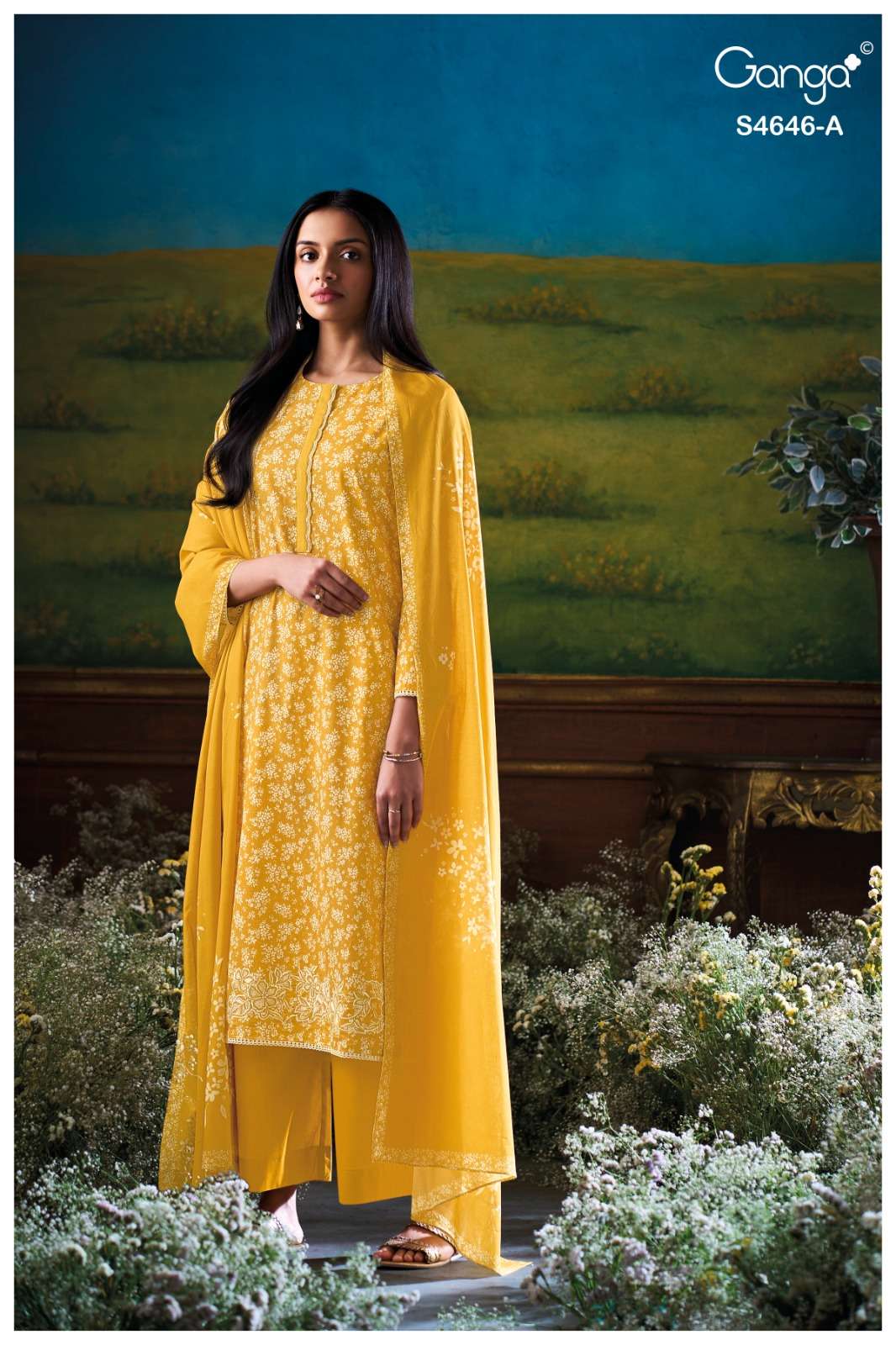 Ganga Fashion Claria 464 Salwar Suit Set Wholesale Catalogue - Amrah Wholesale