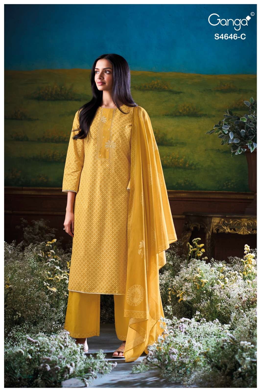 Ganga Fashion Claria 464 Salwar Suit Set Wholesale Catalogue - Amrah Wholesale