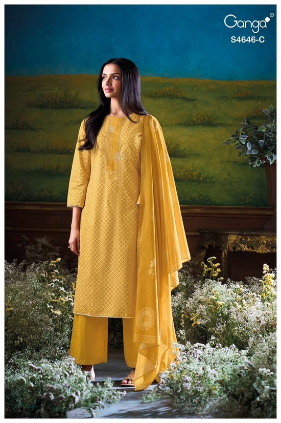 Ganga Fashion Claria 464 Salwar Suit Set Wholesale Catalogue - Amrah Wholesale