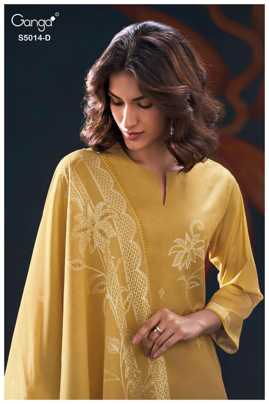Ganga Fashion Daira 5014 Premium Cotton Dress Material