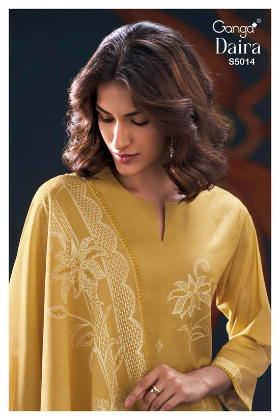 Ganga Fashion Daira 5014 Premium Cotton Dress Material