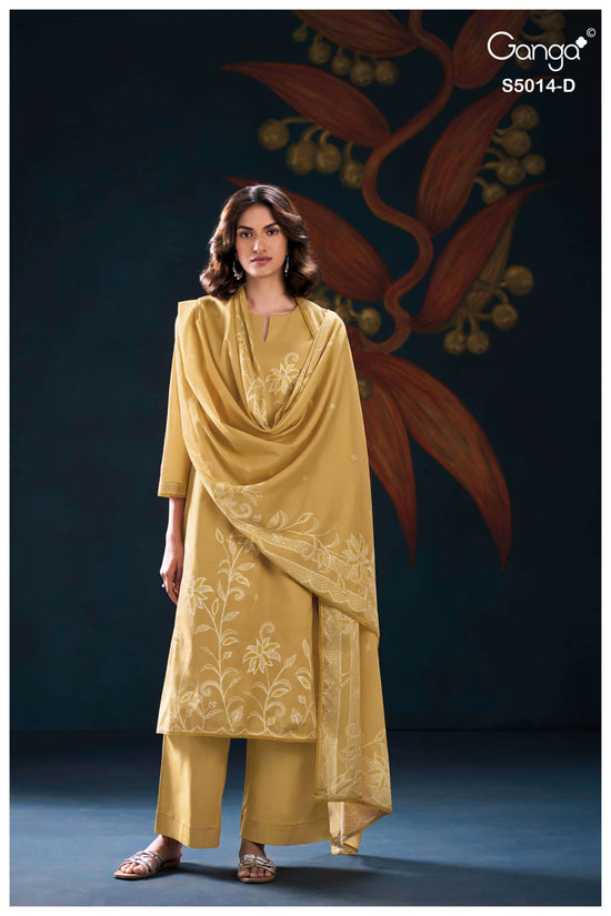 Ganga Fashion Daira 5014 Premium Cotton Dress Material