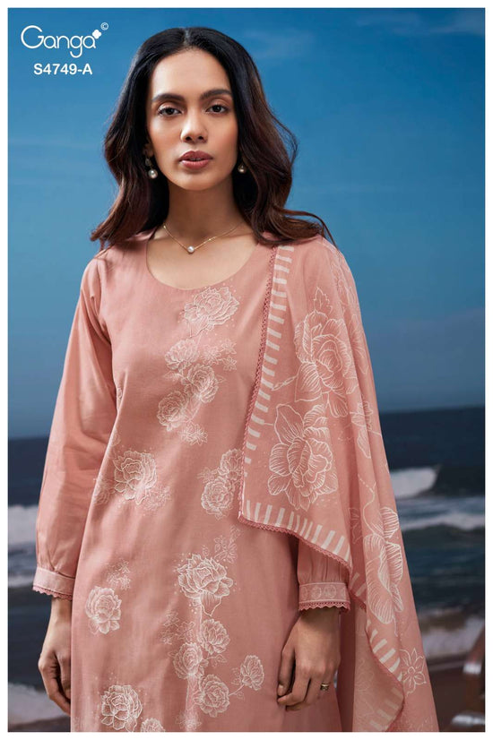 Ganga Fashion Dakshii 4749 Cotton Dress Material - Amrah Wholesale