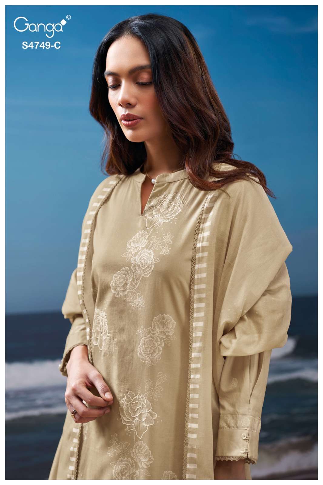 Ganga Fashion Dakshii 4749 Cotton Dress Material - Amrah Wholesale