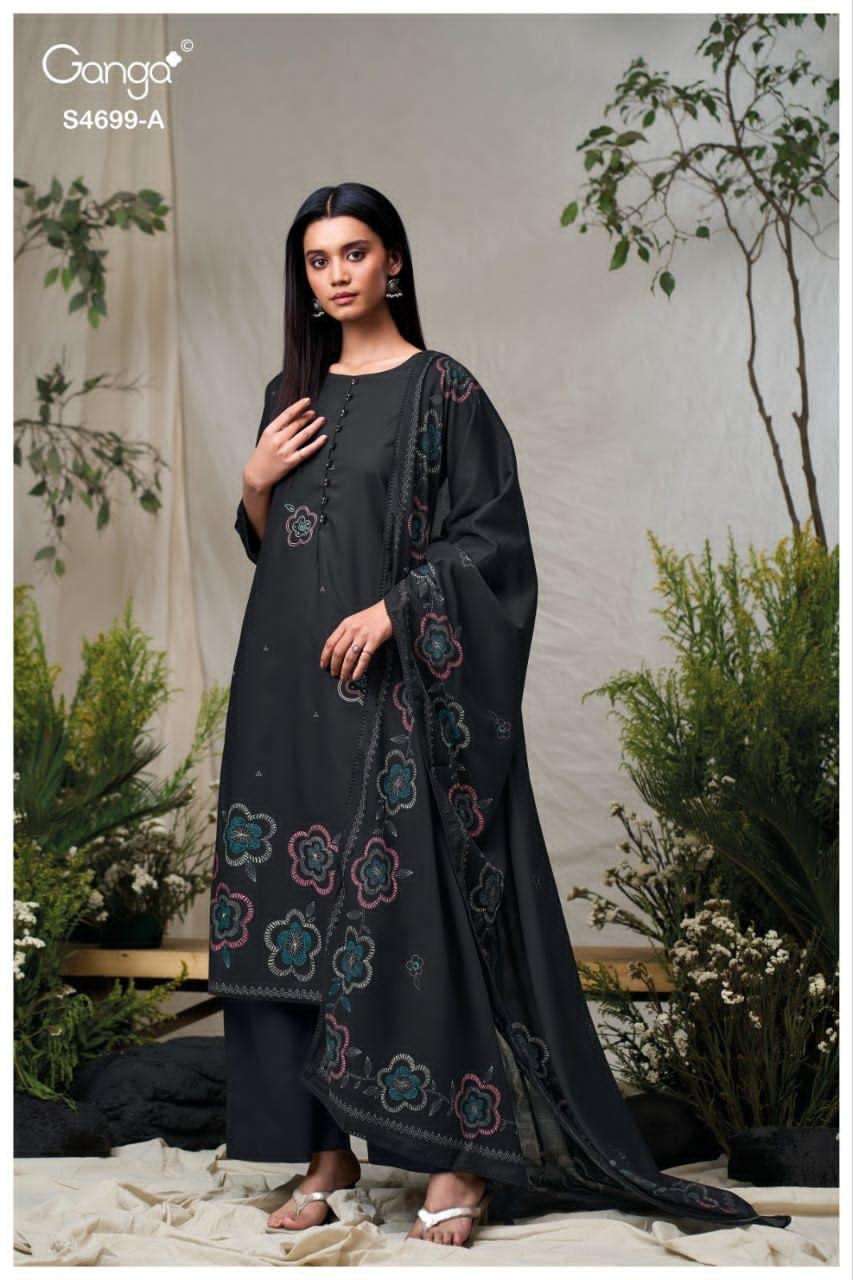 Ganga Fashion Darpika 4699 Premium Cotton Dress Material - Amrah Wholesale