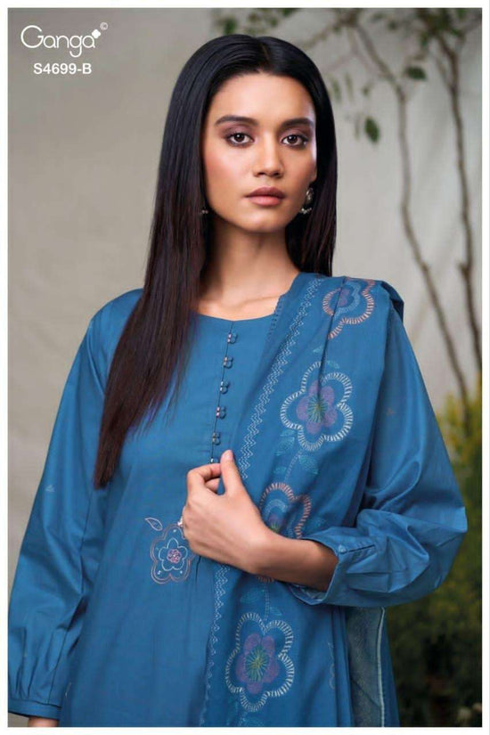Ganga Fashion Darpika 4699 Premium Cotton Dress Material - Amrah Wholesale