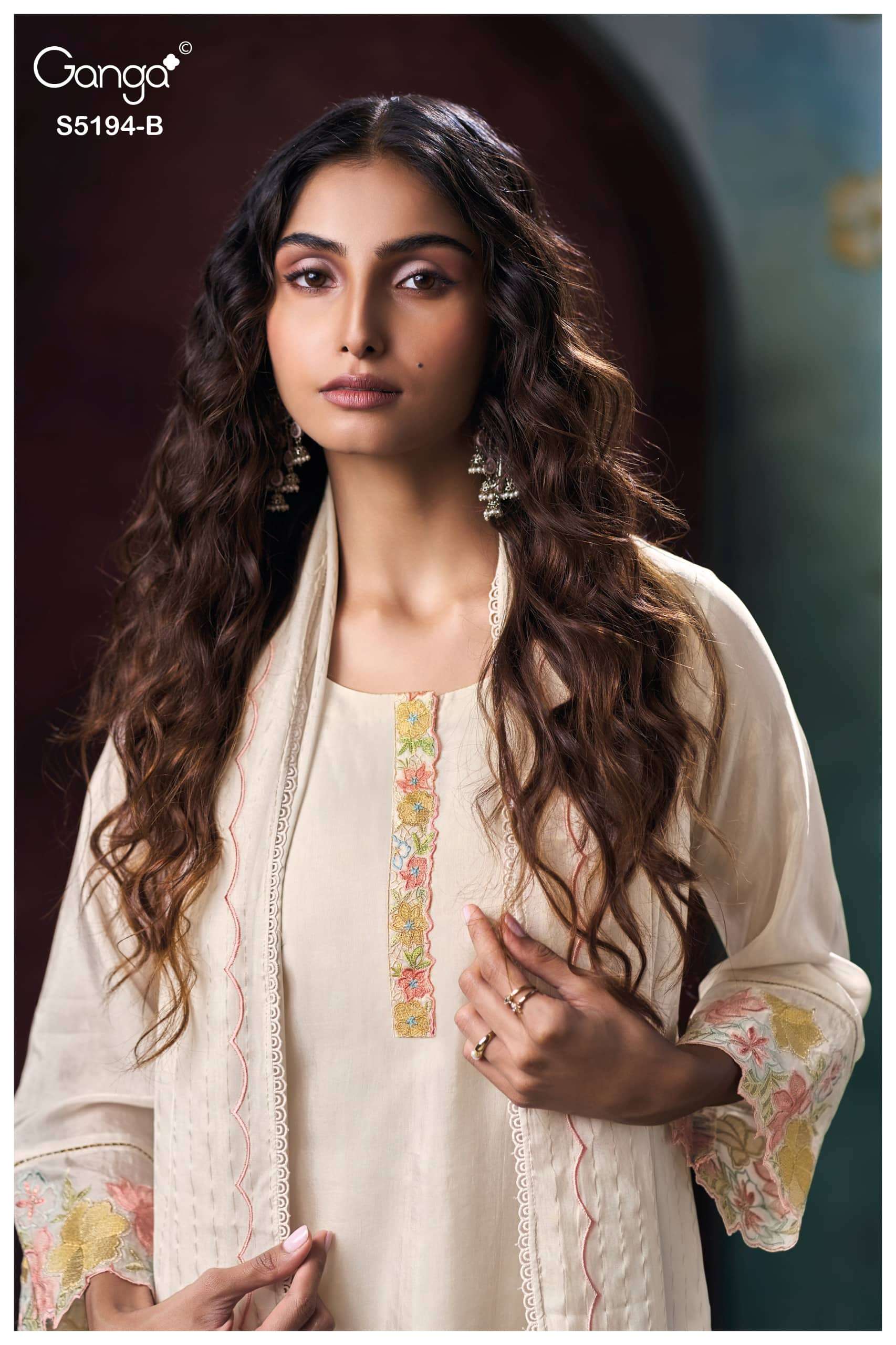 Ganga Fashion Darshvi 5194 Premium Bemberg Silk Dress Material