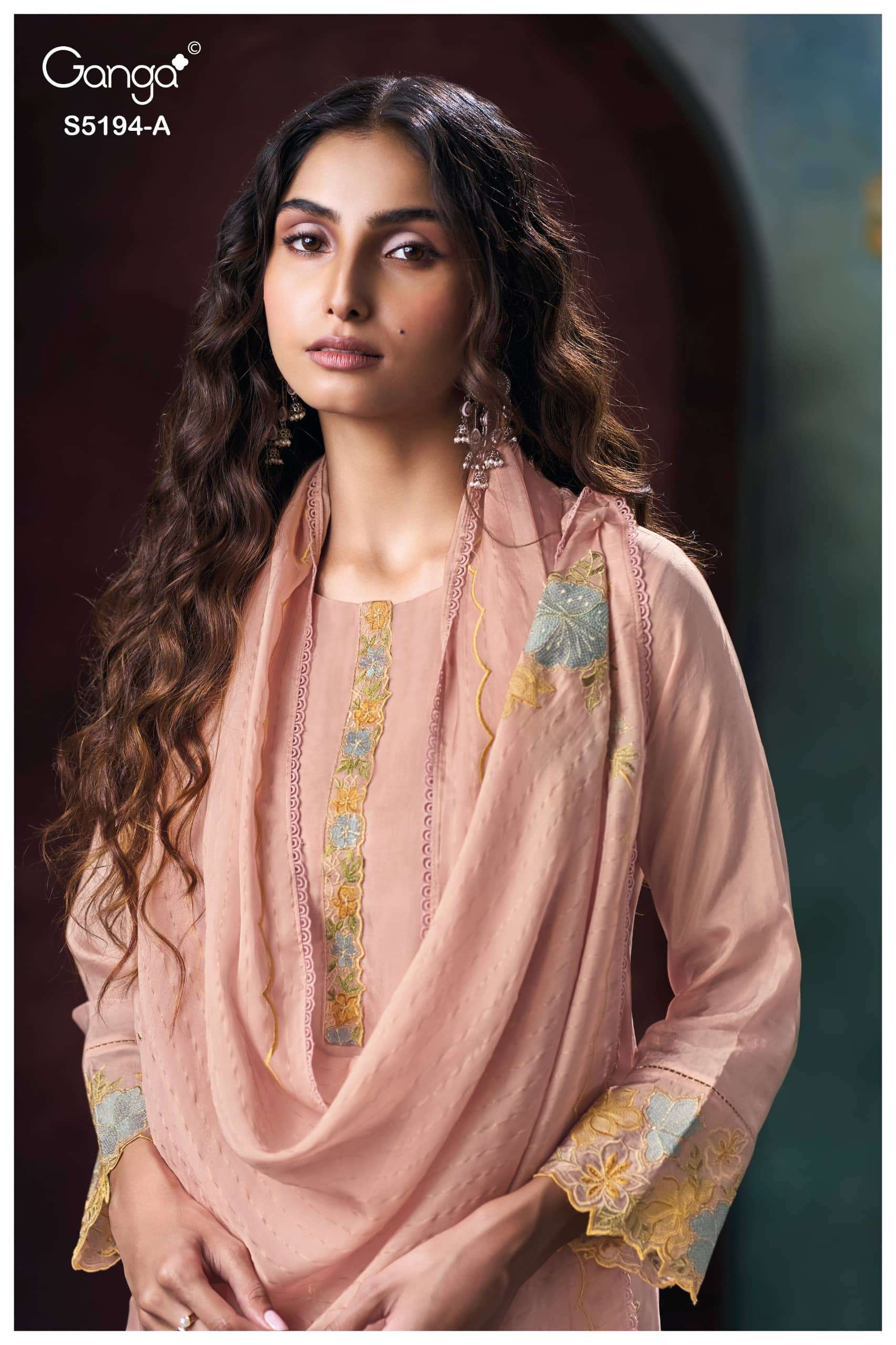 Ganga Fashion Darshvi 5194 Premium Bemberg Silk Dress Material