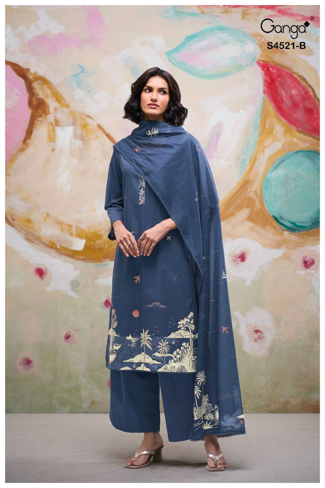 Ganga Fashion Darvika 4521 - Amrah Wholesale