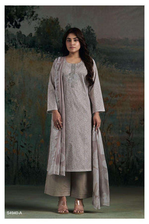 Ganga Fashion Darvikaa 4940 Premium Cotton Dress Material - Amrah Wholesale