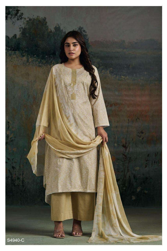 Ganga Fashion Darvikaa 4940 Premium Cotton Dress Material - Amrah Wholesale