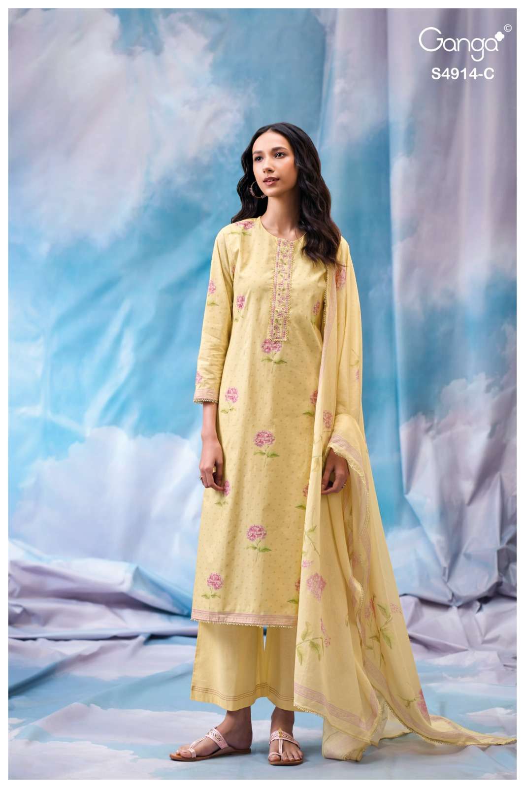 Ganga Fashion Dazia 4914 Premium Cotton Dress Material