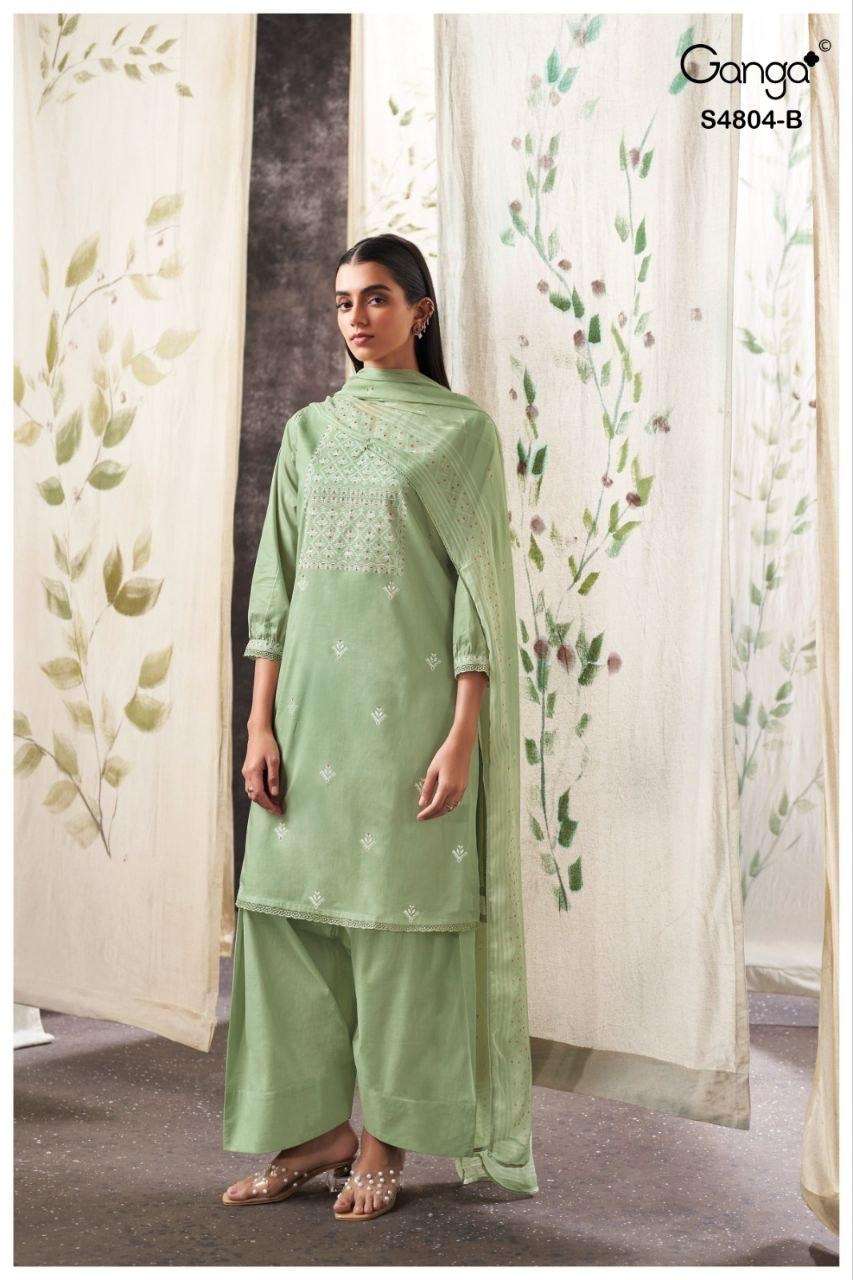Ganga Fashion Deisanae 4804 Cotton Dress Material