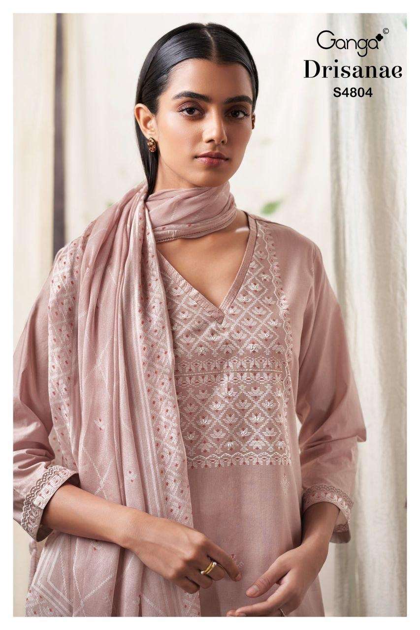Ganga Fashion Deisanae 4804 Cotton Dress Material