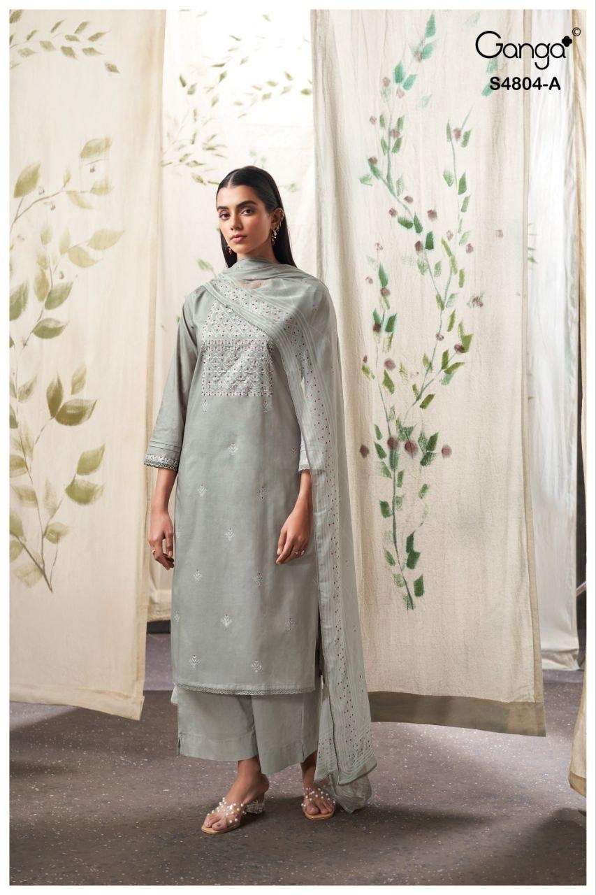 Ganga Fashion Deisanae 4804 Cotton Dress Material