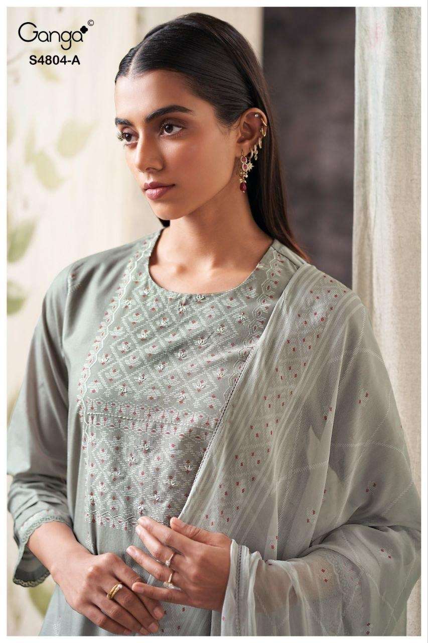 Ganga Fashion Deisanae 4804 Cotton Dress Material