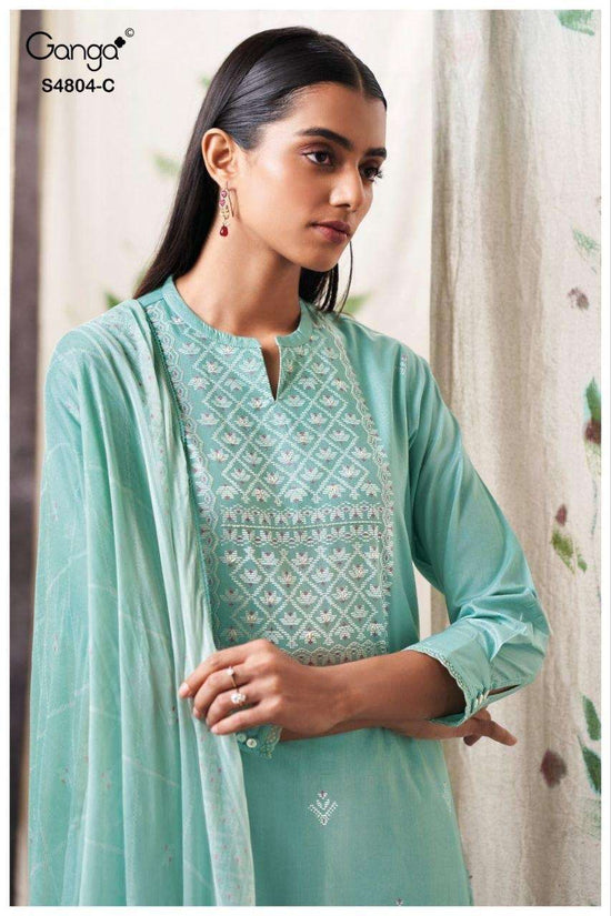 Ganga Fashion Deisanae 4804 Cotton Dress Material