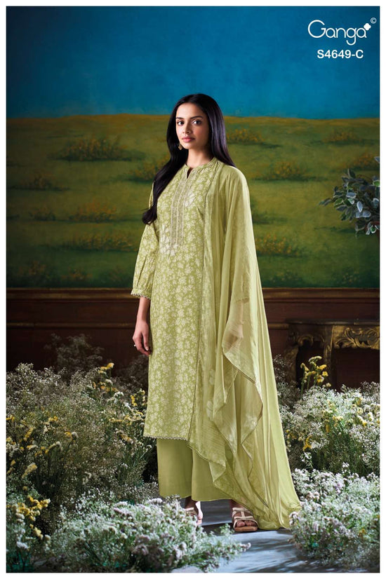 Ganga Fashion Deliaa 4649 Cotton Printed Dress Material Wholesale - Amrah Wholesale