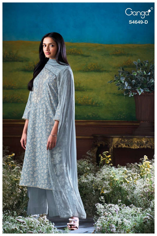 Ganga Fashion Deliaa 4649 Cotton Printed Dress Material Wholesale