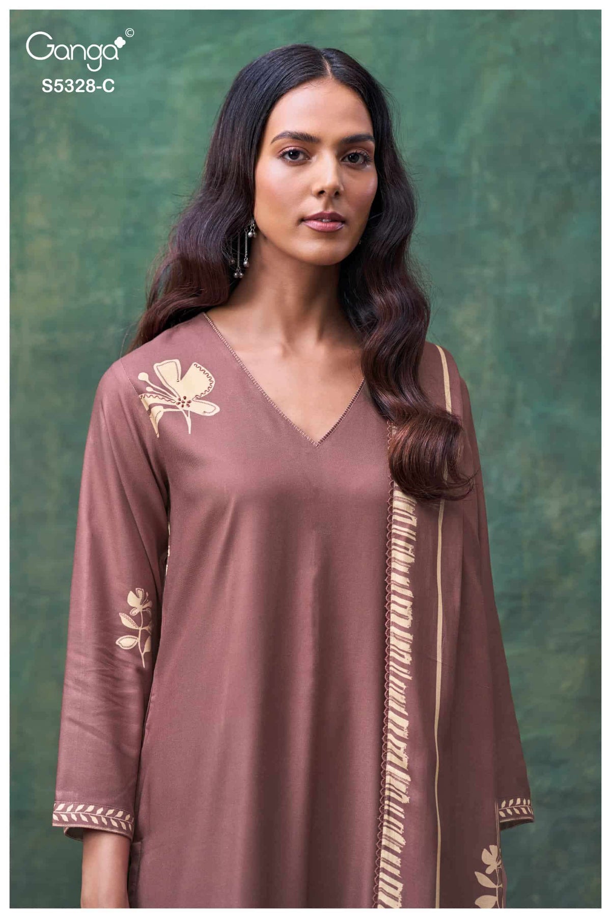 Ganga Fashion Delissa 5328 Winter Collection Premium Wool Pashmina Suits