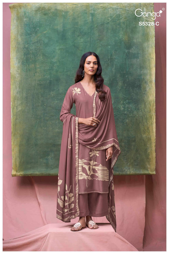 Ganga Fashion Delissa 5328 Winter Collection Premium Wool Pashmina Suits