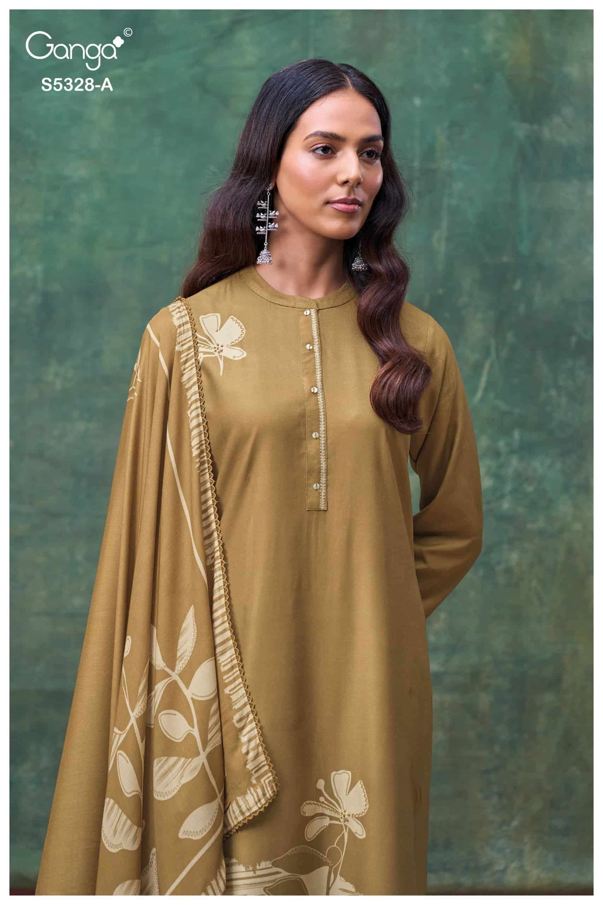 Ganga Fashion Delissa 5328 Winter Collection Premium Wool Pashmina Suits