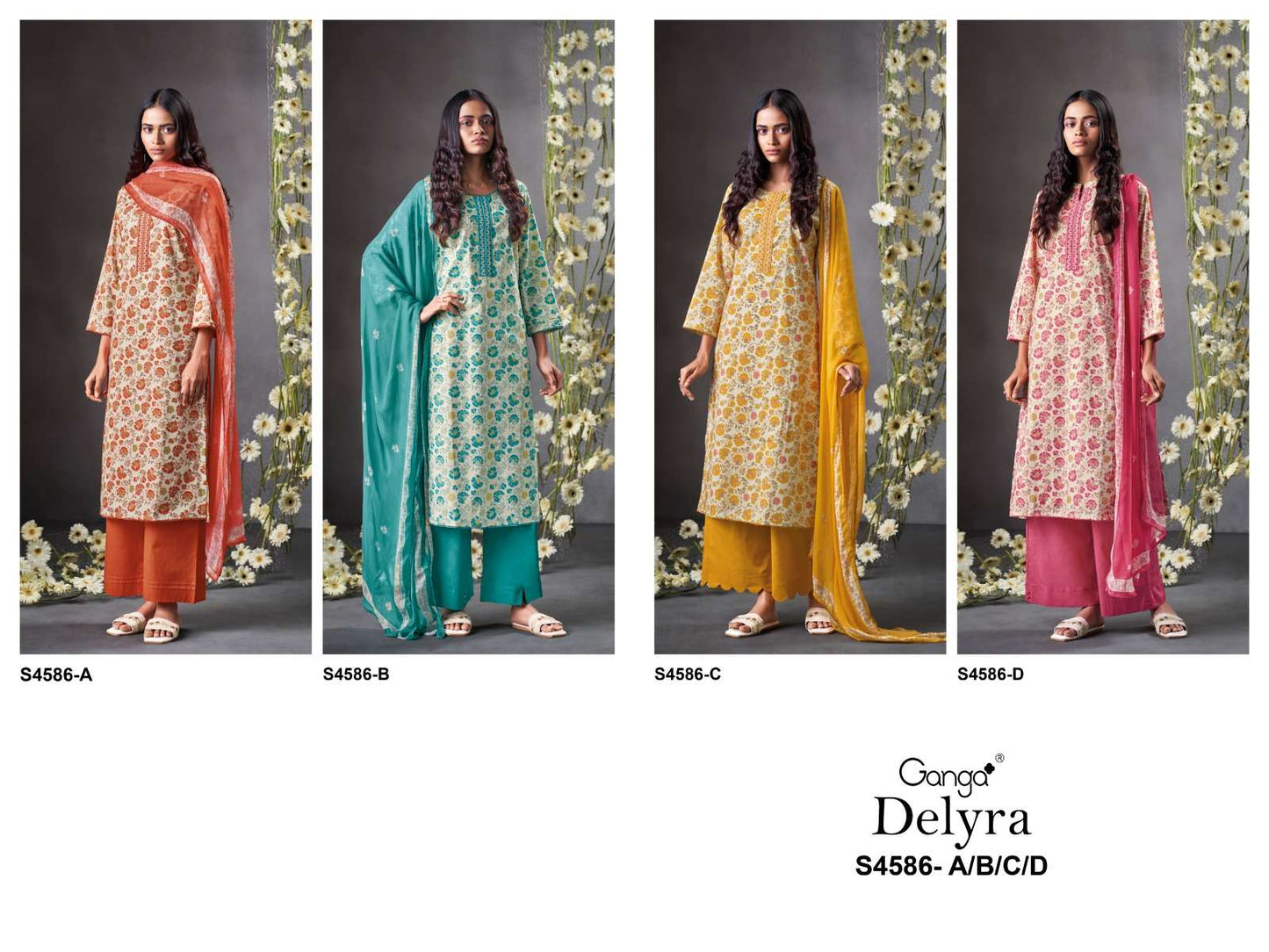 Ganga Fashion Delyra 4586 - Amrah Wholesale