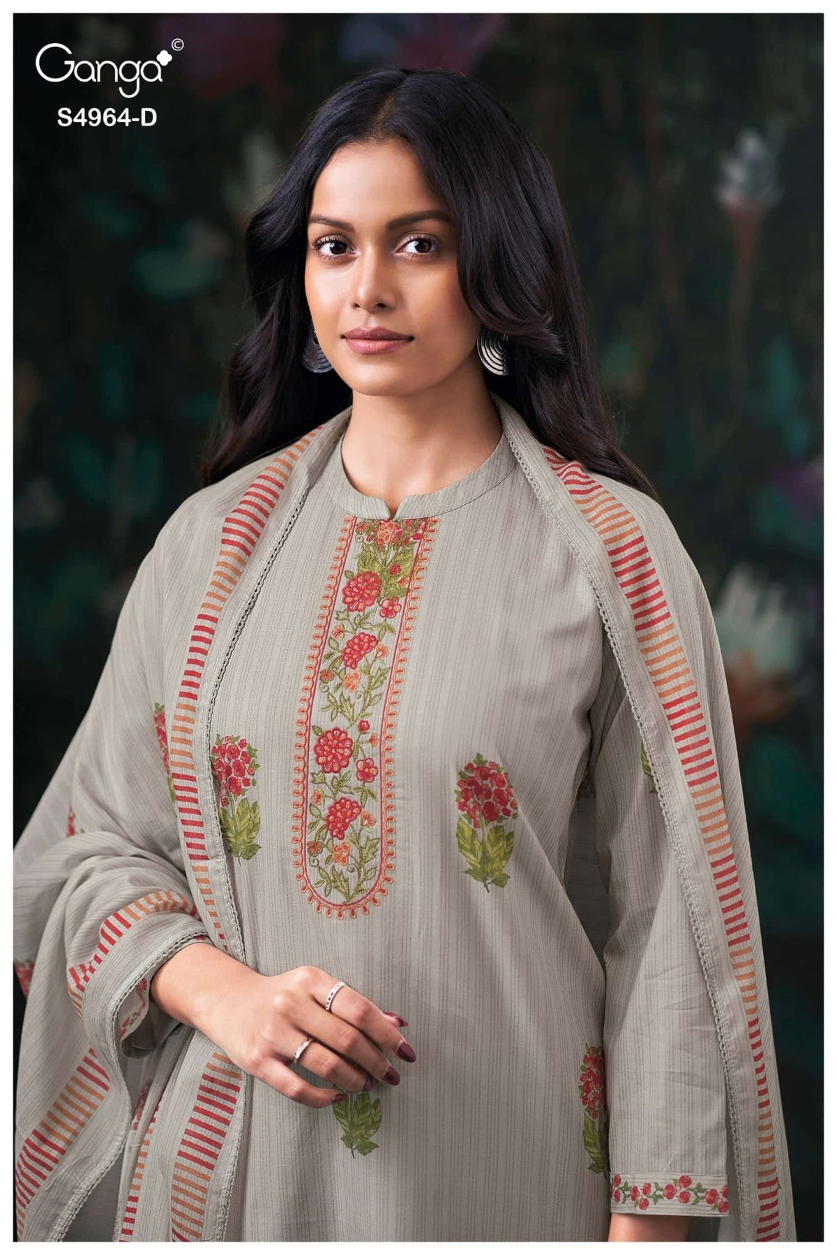 Ganga Fashion Deyza 4964 Premium Cotton Dress Material - Amrah Wholesale