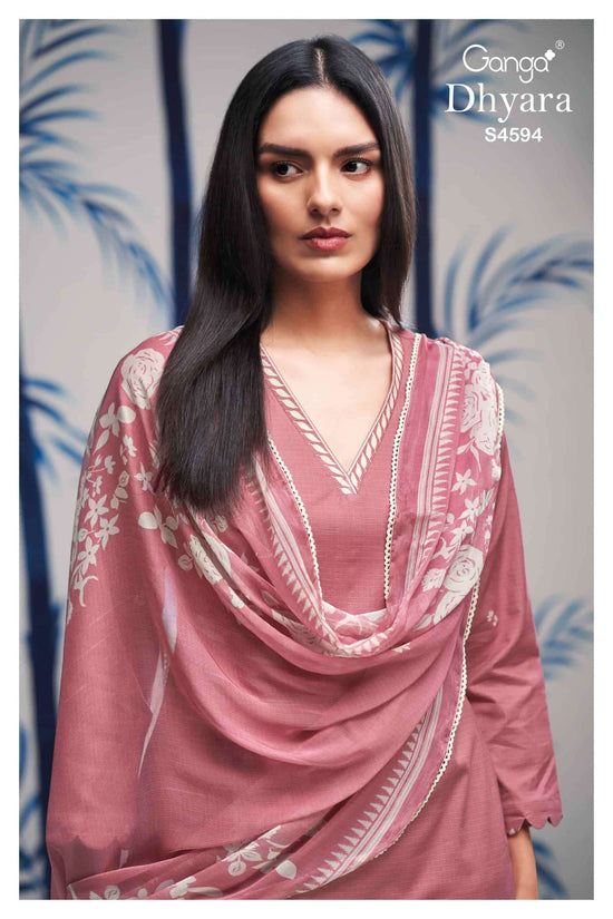 Ganga Fashion Dhyara 4594 - Amrah Wholesale