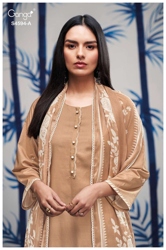 Ganga Fashion Dhyara 4594 - Amrah Wholesale