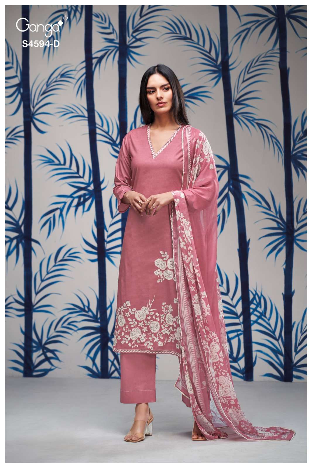 Ganga Fashion Dhyara 4594 - Amrah Wholesale