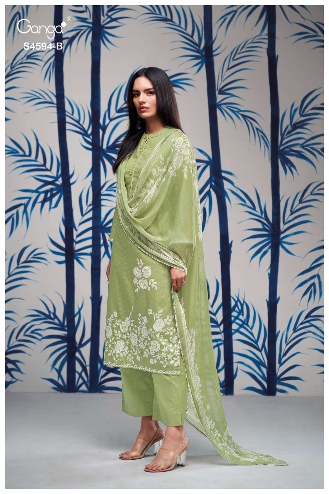 Ganga Fashion Dhyara 4594 - Amrah Wholesale