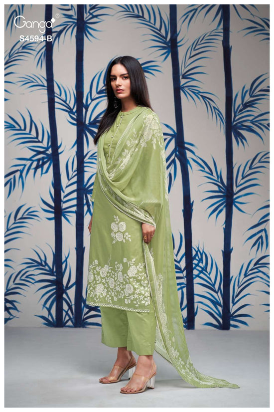 Ganga Fashion Dhyara 4594 - Amrah Wholesale