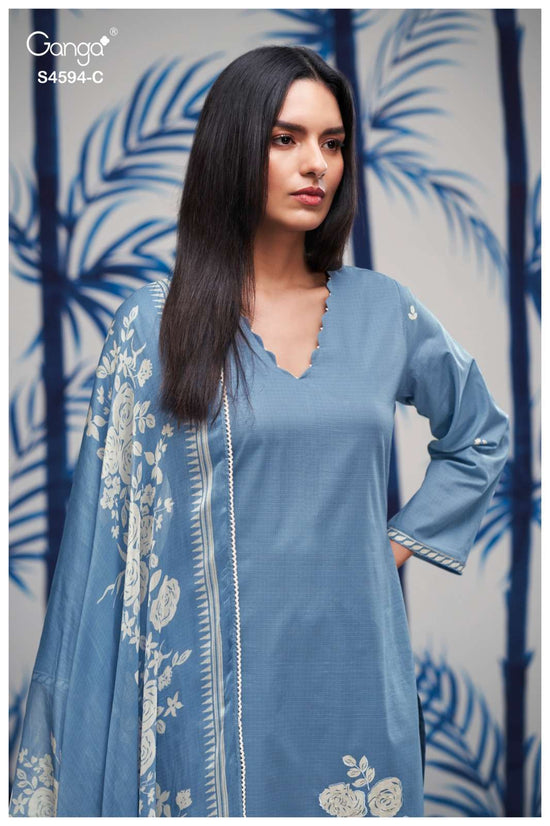 Ganga Fashion Dhyara 4594 - Amrah Wholesale