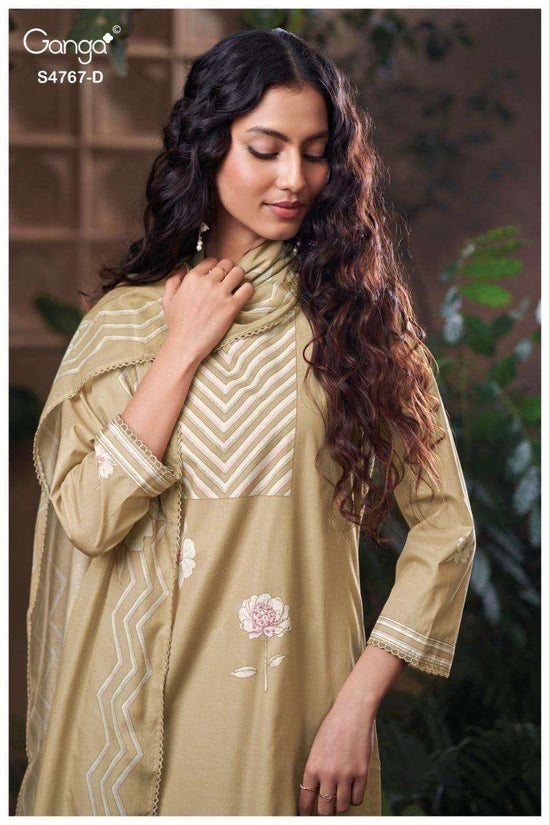 Ganga Fashion Direlia 4767 Premium Cotton Dress Material