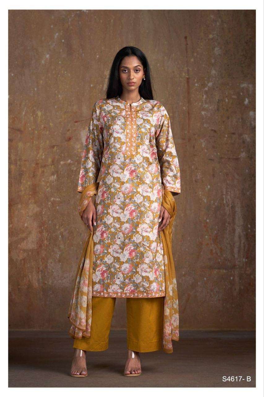 Ganga Fashion Doyel 4617 Dress Material Wholesale Catalogue - Amrah Wholesale