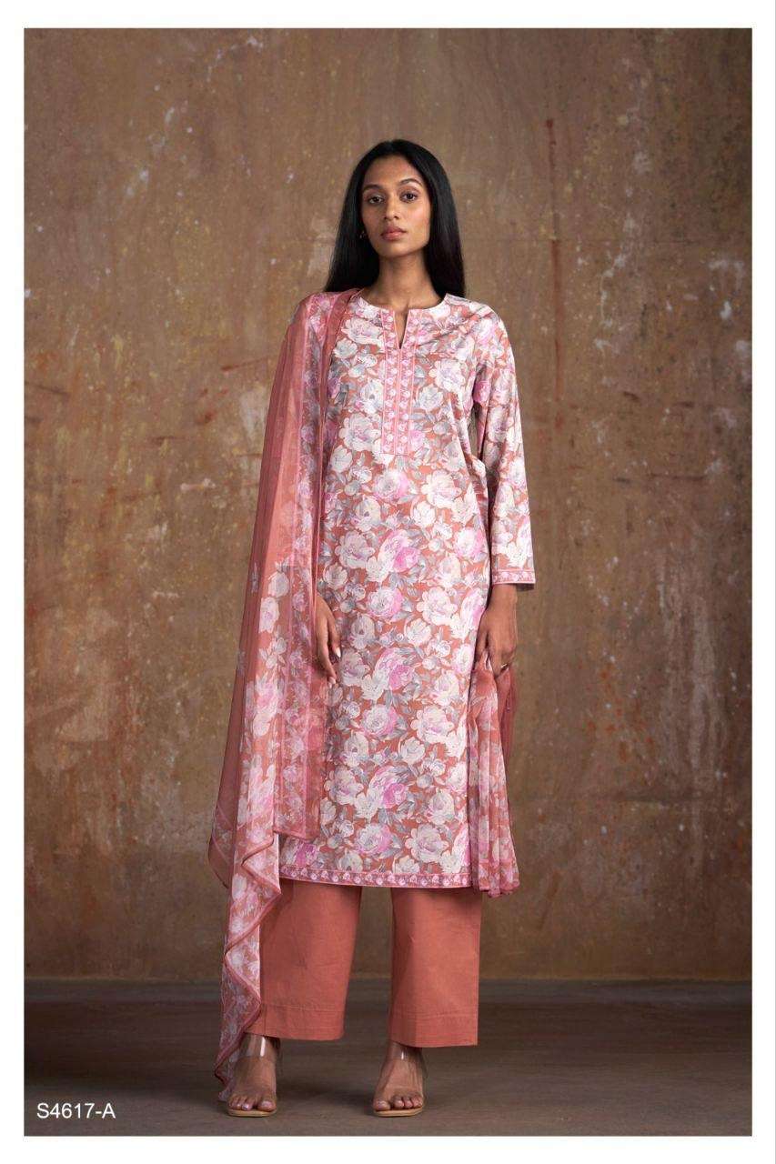 Ganga Fashion Doyel 4617 Dress Material Wholesale Catalogue - Amrah Wholesale