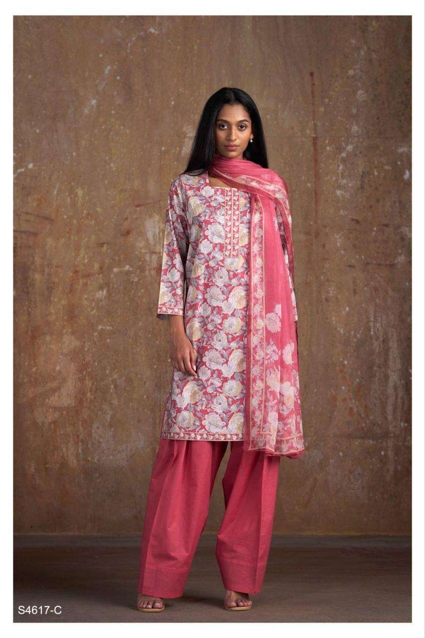 Ganga Fashion Doyel 4617 Dress Material Wholesale Catalogue - Amrah Wholesale