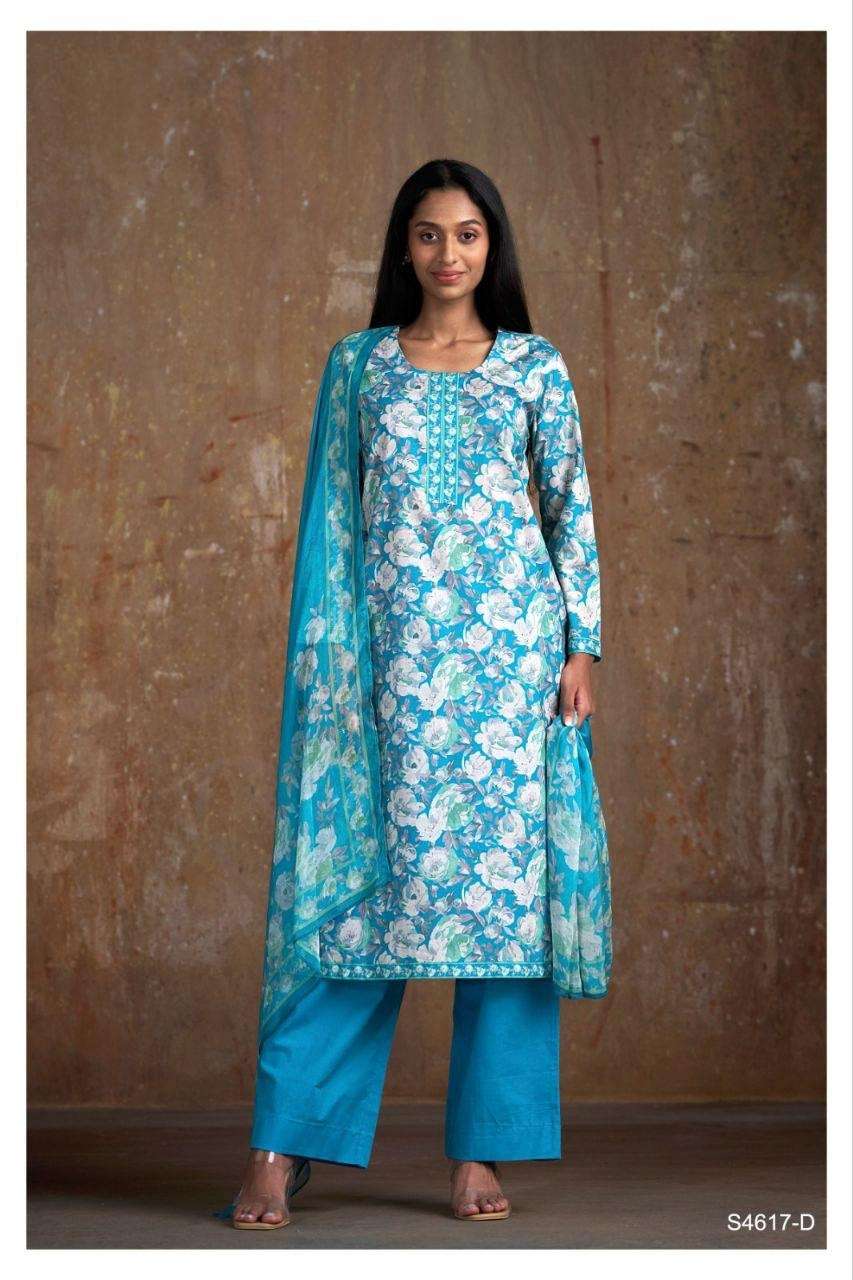 Ganga Fashion Doyel 4617 Dress Material Wholesale Catalogue - Amrah Wholesale