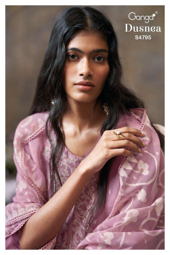 Ganga Fashion Dusnea 4795 Premium Bemberg Kota Dress Material