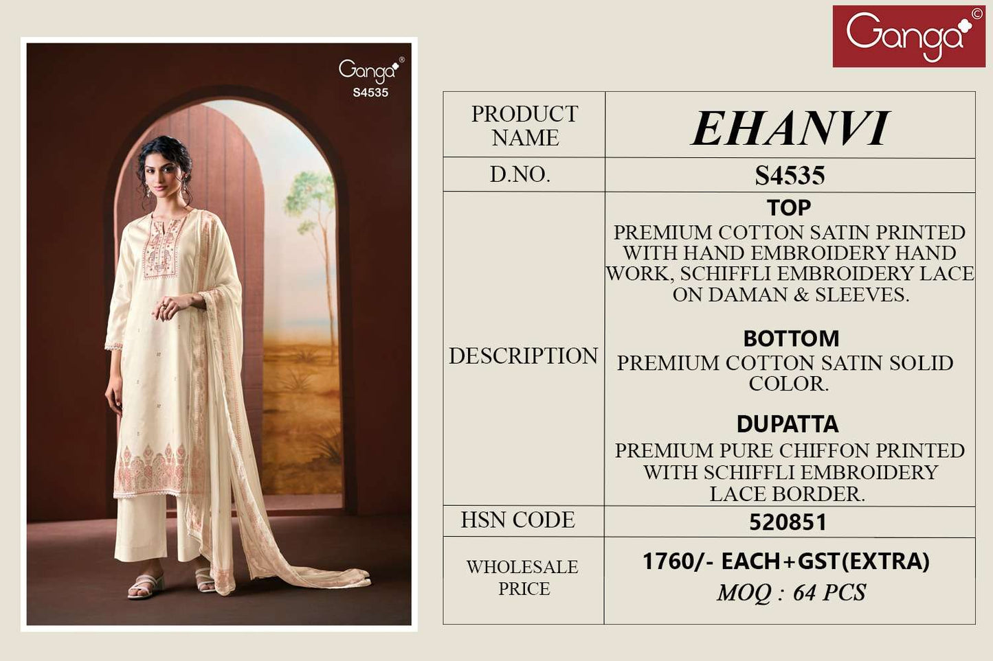 Ganga Fashion Ehanvi 4535