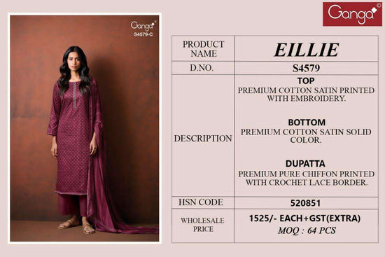 Ganga Fashion Eillie 4579