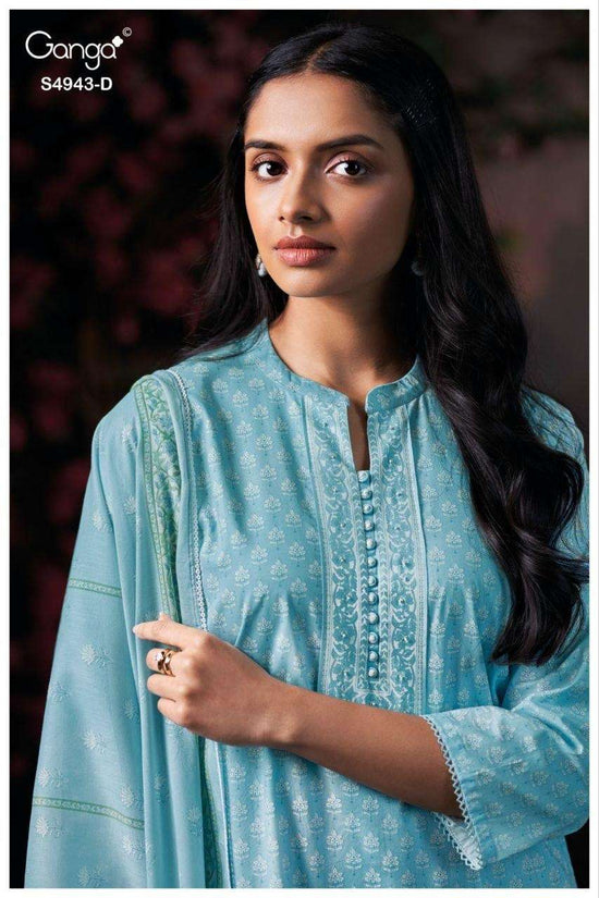Ganga Fashion Elyndra 4943 Premium Cotton Dress Material - Amrah Wholesale