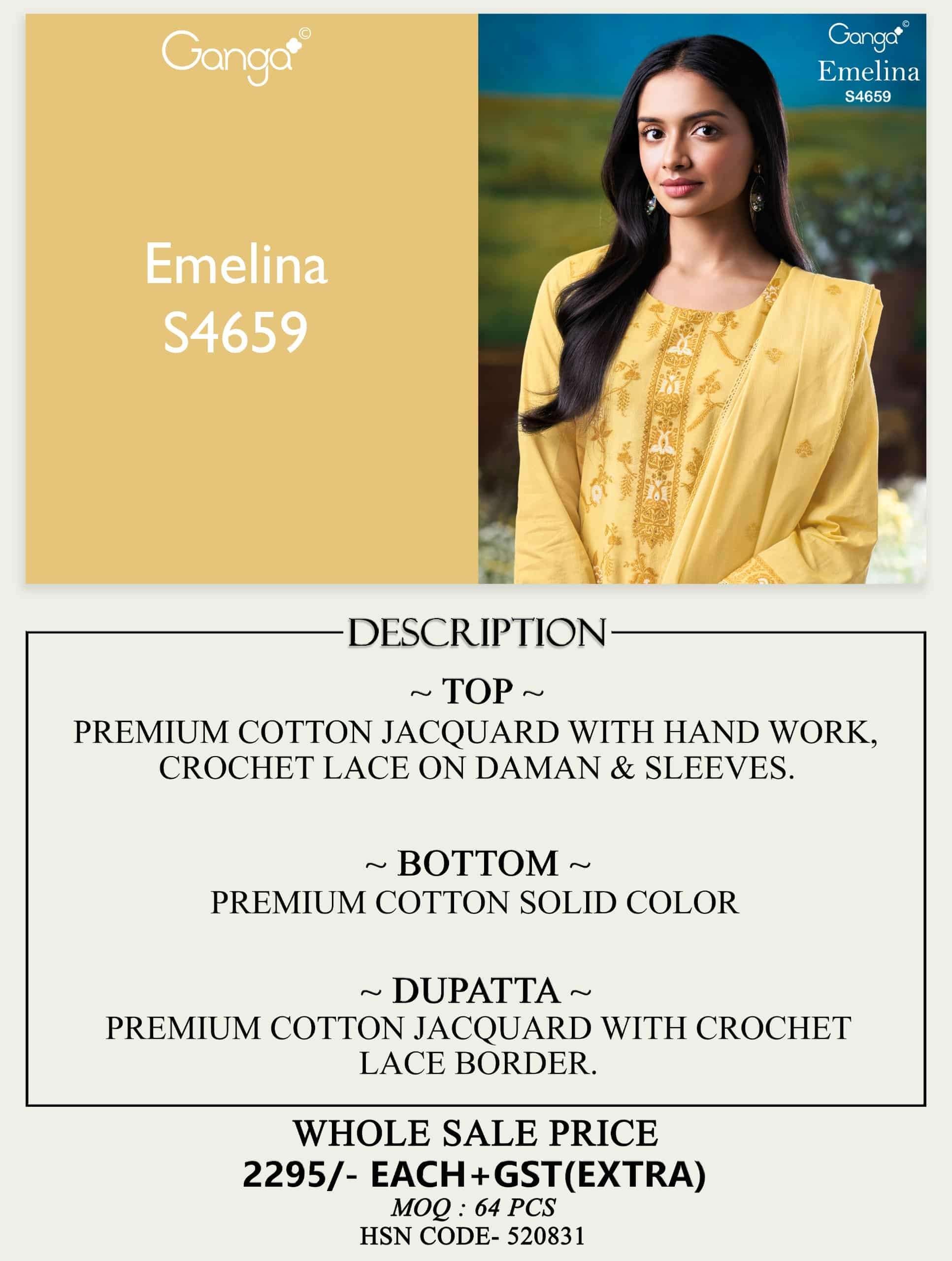 Ganga Fashion Emelina 4659 - Amrah Wholesale