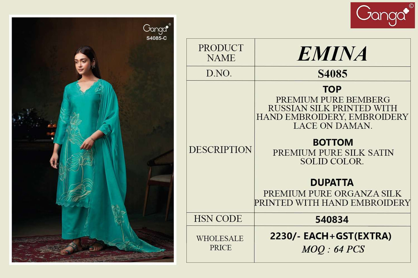 Ganga Fashion Emina 4085
