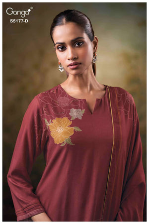 Ganga Fashion Erem Exclusive Pashmina Dress Material